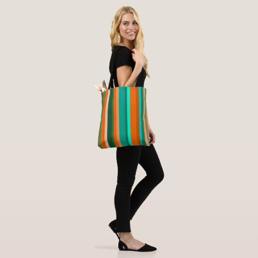 Streifen Tasche (Am Model)