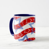 Streifen Tasse (Vorderseite Links)