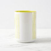 Streifen-Tasse Zweifarbige Tasse (Mittel)