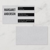 Streifen | Textur II Visitenkarte (Vorne/Hinten)