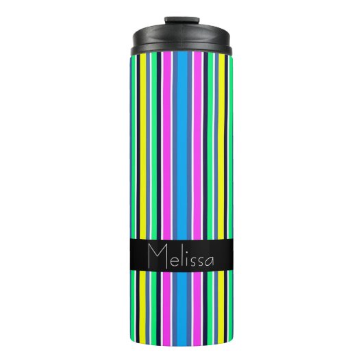 Streifen Thermosbecher (Vorderseite)