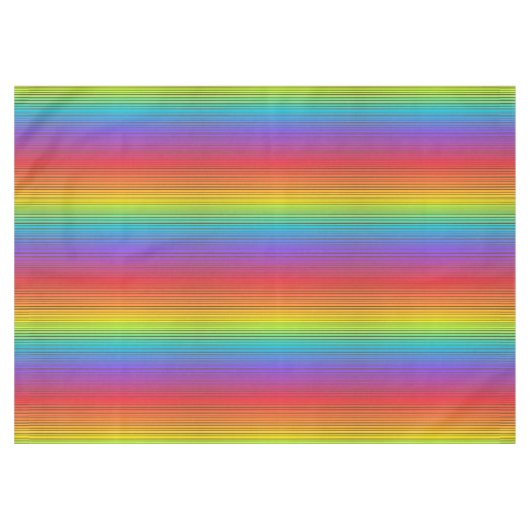 Streifen Tischdecke (Vorderseite (Horizontal))