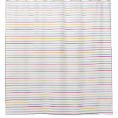 Streifen-Trio Duschvorhang (Vorderseite)