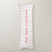 Streifen-Trio Seitenschläferkissen (Rückseite (Vertikal))