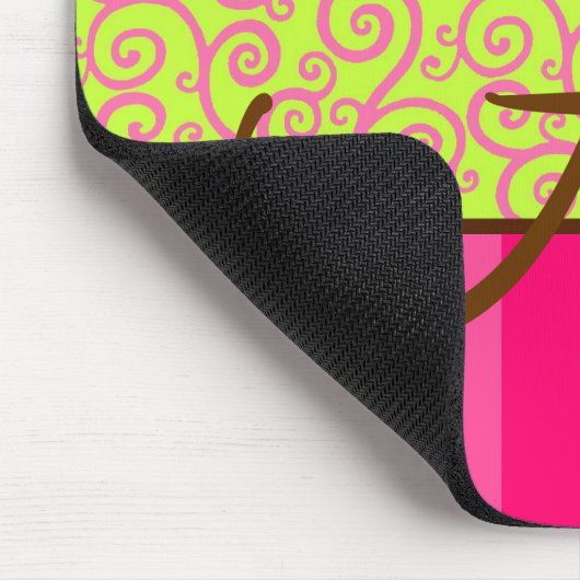 Streifen u. Strudel Mousepad (Ecke)