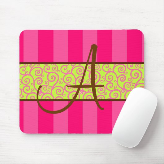 Streifen u. Strudel Mousepad (Mit Mouse)