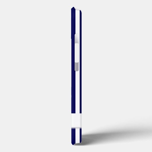 Streifen und Ankermonogramm Case-Mate iPhone Hülle (Rückseite / Links)