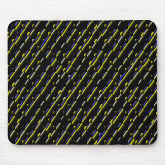 Streifen und Blasen... Mousepad (Vorne)