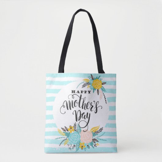 Streifen und Blume Tasche (Vorderseite)