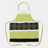 Streifen und Blumen Schürze (Vorderseite)
