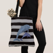 Streifen und Delphine Tasche (Von Nahem)
