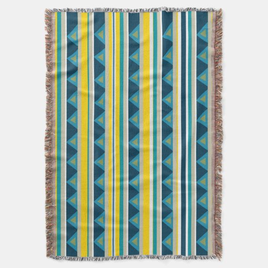 Streifen und Dreiecke Decke (Vorderseite Vertikal)