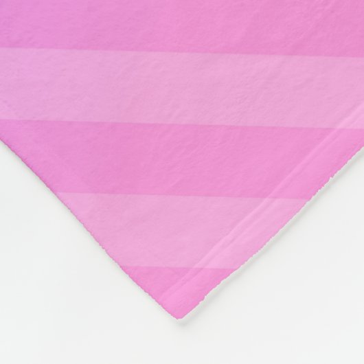 Streifen und Einhorn Fleecedecke (Ecke)