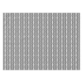 Streifen und geometrische Formen, grau, weiß Tischdecke (Vorderseite (Horizontal))