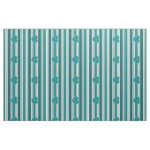Streifen und Herz Stoff (Fat Quarter (45,7 x 55,9 cm))