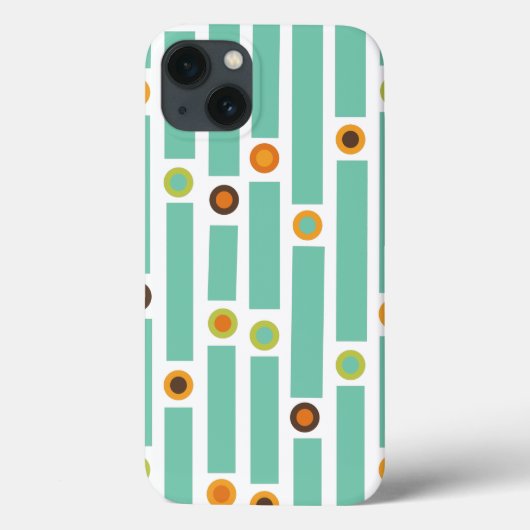 Streifen und Kreise Case-Mate iPhone Hülle (Rückseite)