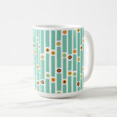 Streifen und Kreise Kaffeetasse (VorderseiteRechts)