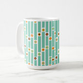 Streifen und Kreise Kaffeetasse (Vorderseite Links)