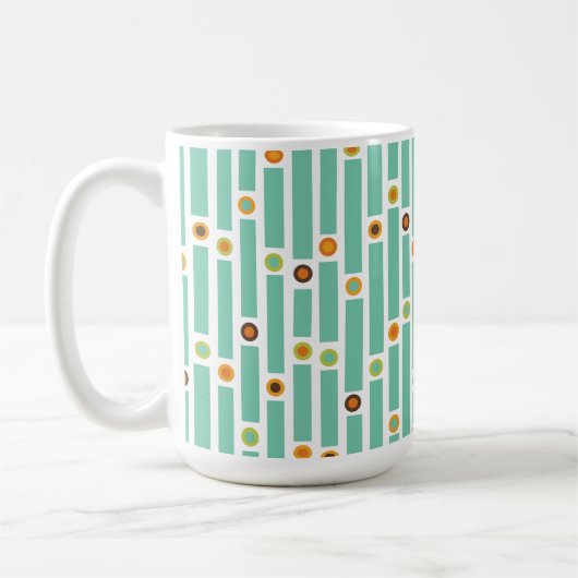Streifen und Kreise Kaffeetasse (Links)
