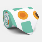 Streifen und Kreise Krawatte (Gerollt)