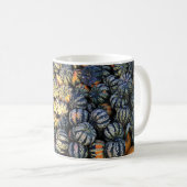 Streifen und Kürbisse Kaffeetasse (VorderseiteRechts)