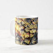 Streifen und Kürbisse Kaffeetasse (Vorderseite Links)