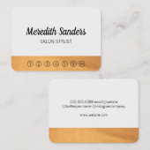 Streifen und Lux-Trim/Lochkarte Treuekarte (Vorne/Hinten)