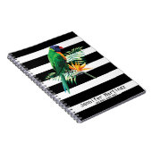 Streifen und Papagei Notizblock (Rechte Seite)