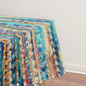 Streifen und Perlen Tischdecke (Beispiel)