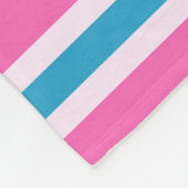 Streifen und Polka-Punkte Fleecedecke (Ecke)