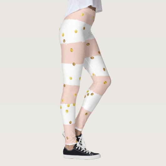 Streifen und Polka-Punkte Leggings (Rechts)