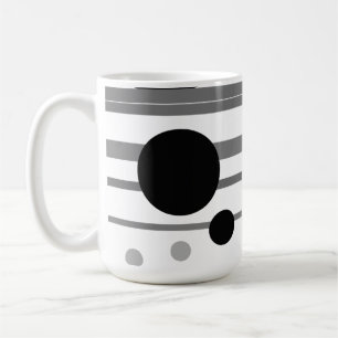 Streifen und Punkte Kaffeetasse