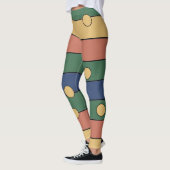 Streifen und Punkte Leggings (Links)