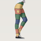 Streifen und Punkte Leggings (Rechts)