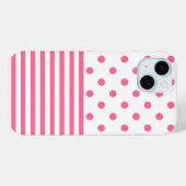 Streifen und Punkte - rosa iPhone 6/6, Handy-Case Case-Mate iPhone Hülle (Rückseite (Horizontal))