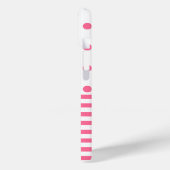 Streifen und Punkte - rosa iPhone 6/6, Handy-Case Case-Mate iPhone Hülle (Rückseite / Links)