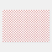 Streifen und Punkte Weihnachten Geschenkpapier Set (Vorderseite 3)