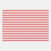 Streifen und Punkte Weihnachten Geschenkpapier Set (Vorderseite 2)