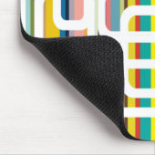 Streifen und Rechtecke Mousepad (Ecke)