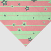 Streifen und Sternengewebe Seidenpapier (Detail)