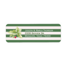 Streifen und Weihnachtsadressen