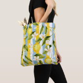 Streifen und Zitronen  Tasche (Von Nahem)