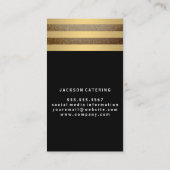 Streifen Visitenkarte (Rückseite)