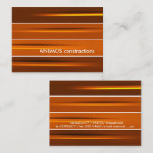 Streifen Visitenkarte (Vorne/Hinten)