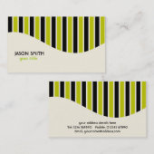 Streifen-Visitenkarte Visitenkarte (Vorne/Hinten)