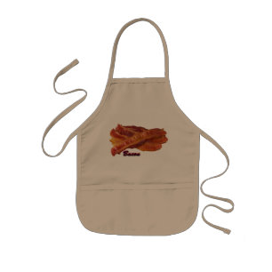 Streifen von Bacon Kinderschürze