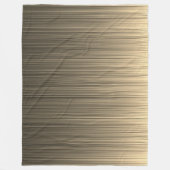 Streifen von Brown und von Creme Fleecedecke (Vorderseite)