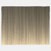 Streifen von Brown und von Creme Fleecedecke (Vorderseite (Horizontal))