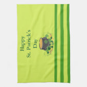 Streifen von St. Patrick Geschirrtuch (Vertikal)