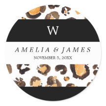 Streifen Wasserfarben-Leoparden-Schnüre